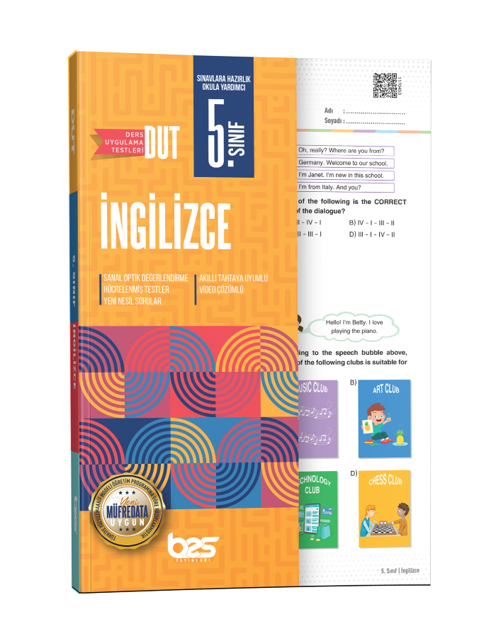 BES DUT 05.SINIF UYGULAMA TESTİ İNGİLİZCE - 26-27